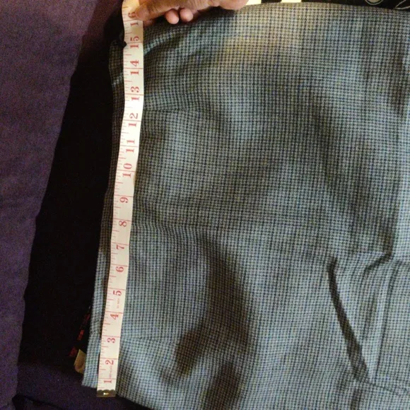 🆕 Shah Riaz Gray tweed 100% wool career work business casual pencil Skirt_6