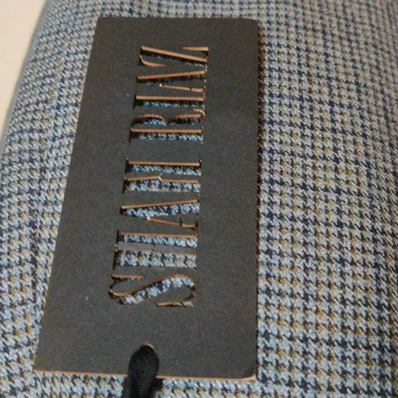 🆕 Shah Riaz Gray tweed 100% wool career work business casual pencil Skirt_6