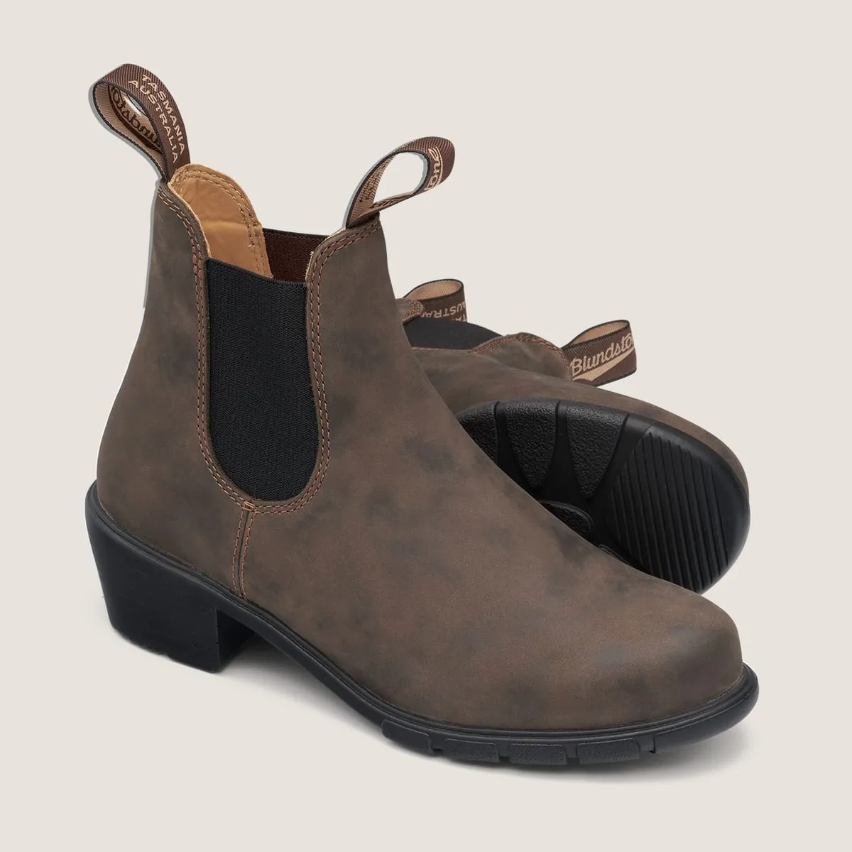 1677 Women's Series Heeled Boots - Rustic Brown