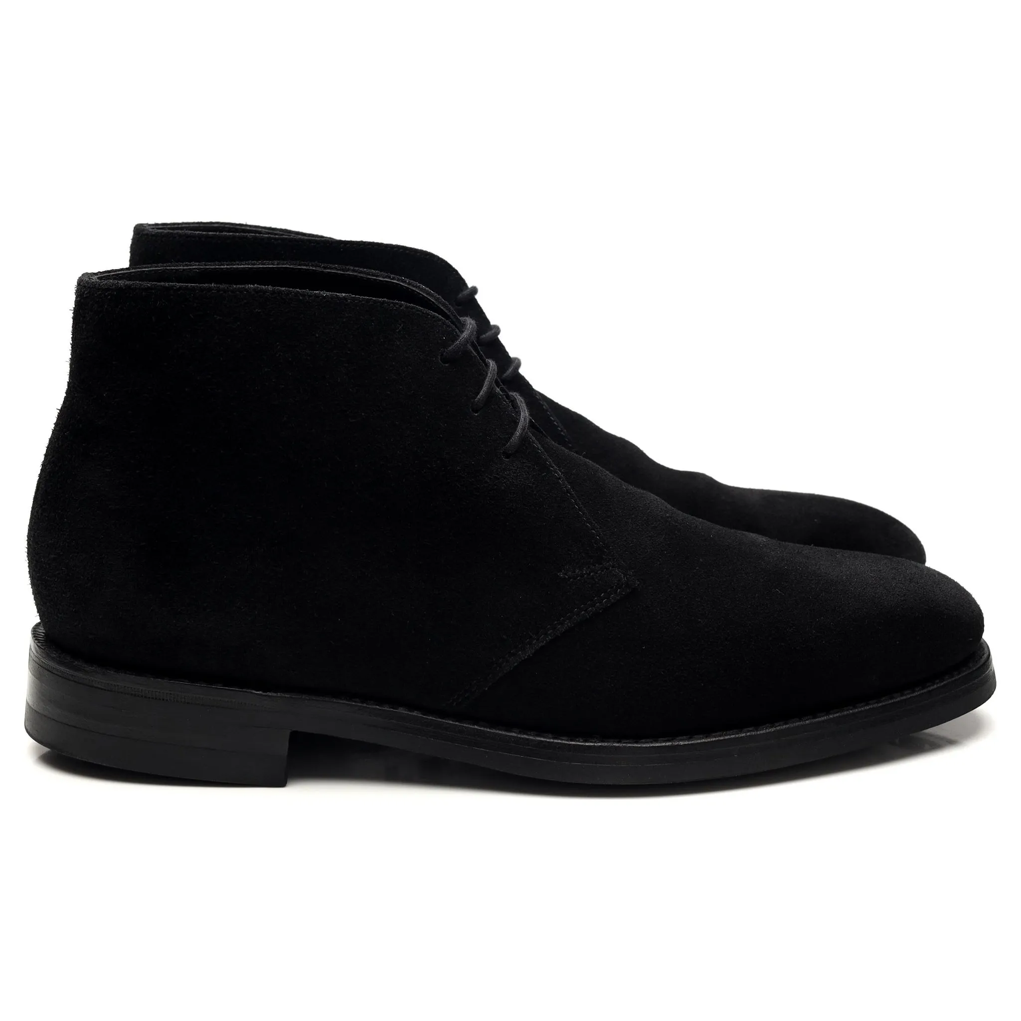 1880 'Pimlico' Black Suede Chukka Boots UK 8 F