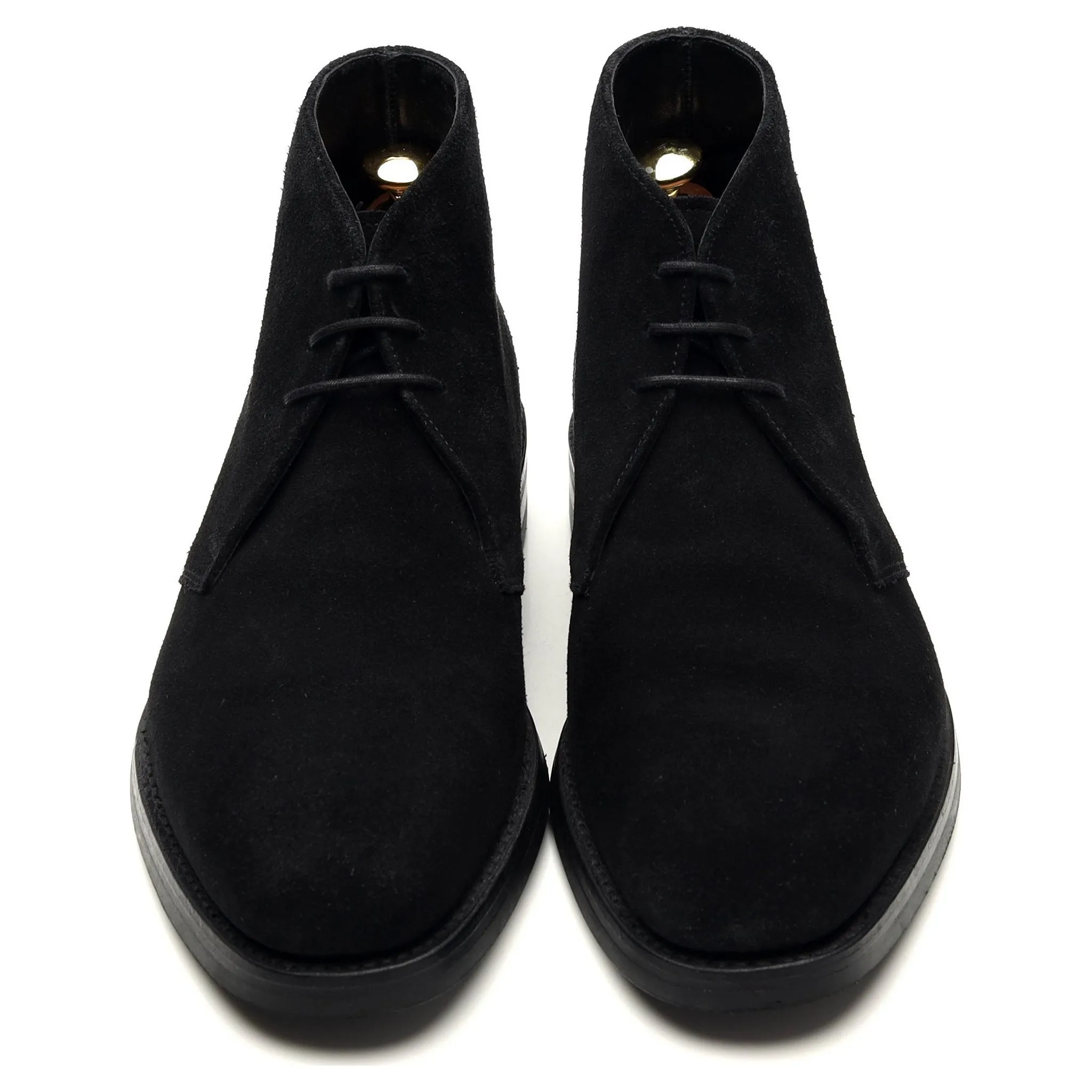 1880 'Pimlico' Black Suede Chukka Boots UK 8 F