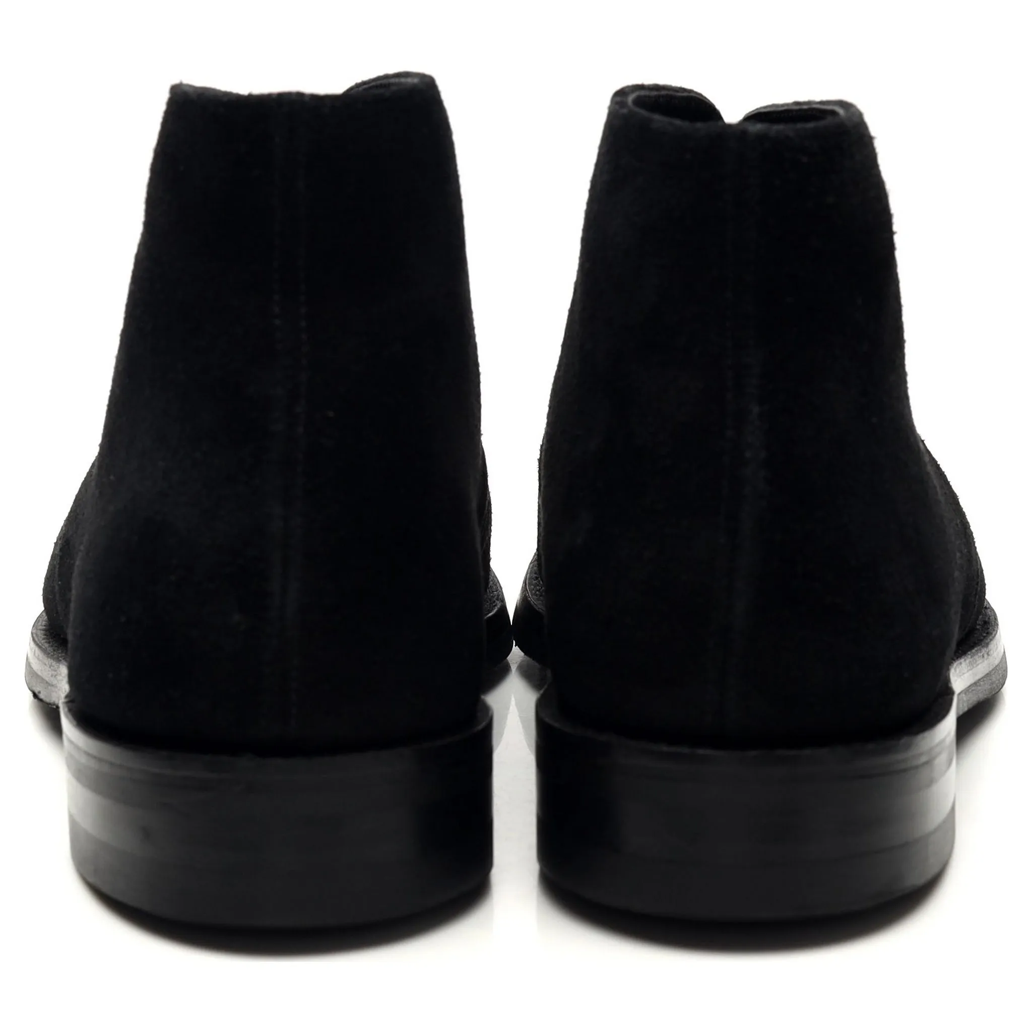 1880 'Pimlico' Black Suede Chukka Boots UK 8 F