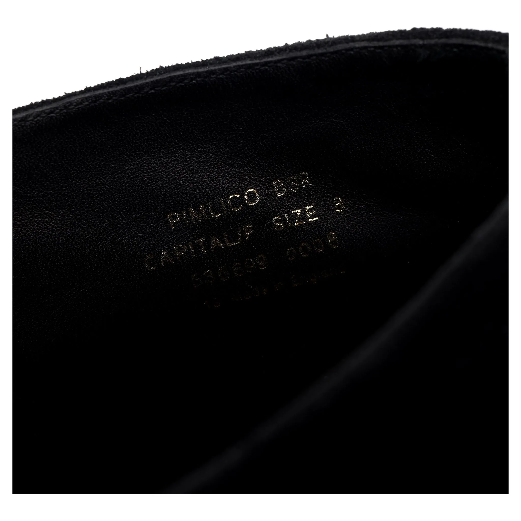 1880 'Pimlico' Black Suede Chukka Boots UK 8 F