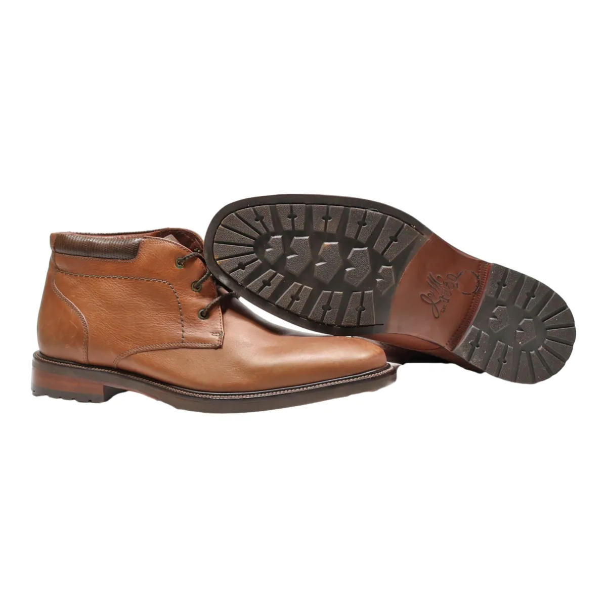 3 SHEEPSKIN Chukka Boots Brown Leather Mens UK 10