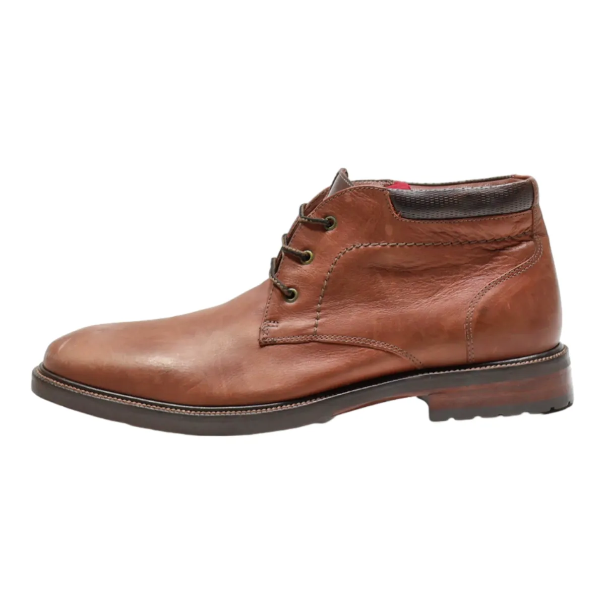 3 SHEEPSKIN Chukka Boots Brown Leather Mens UK 10