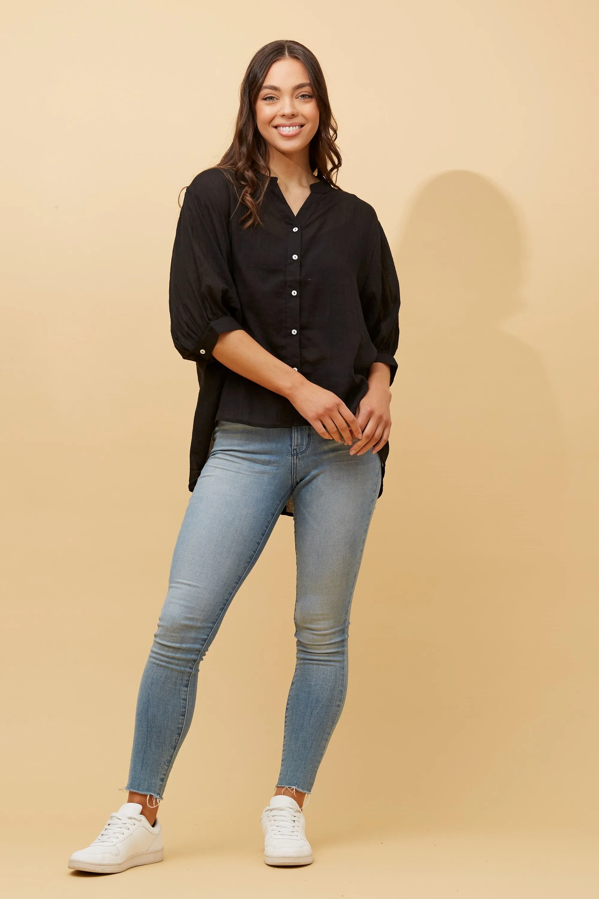 3/4 slv. shirt (t511586)