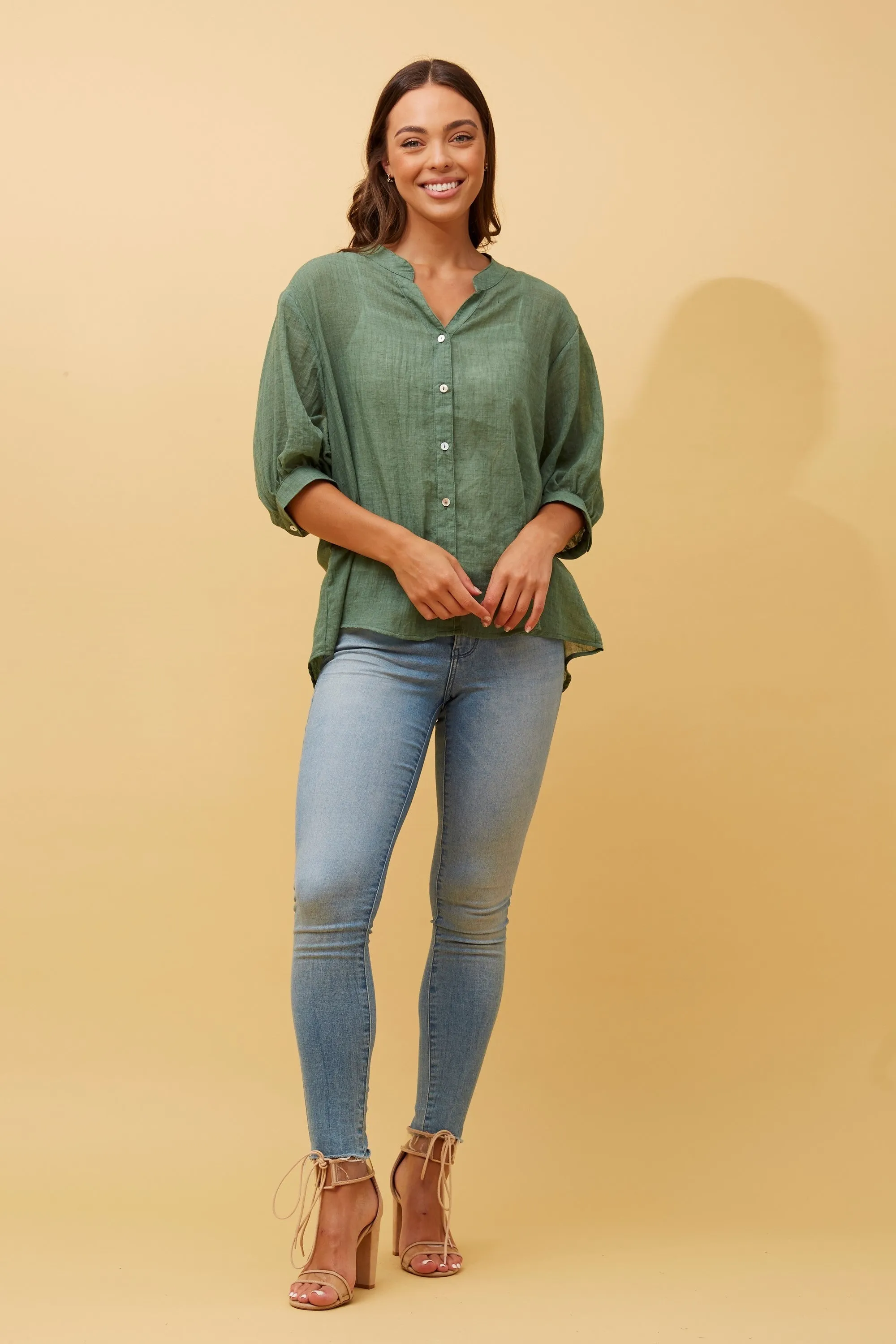 3/4 slv. shirt (t511586)