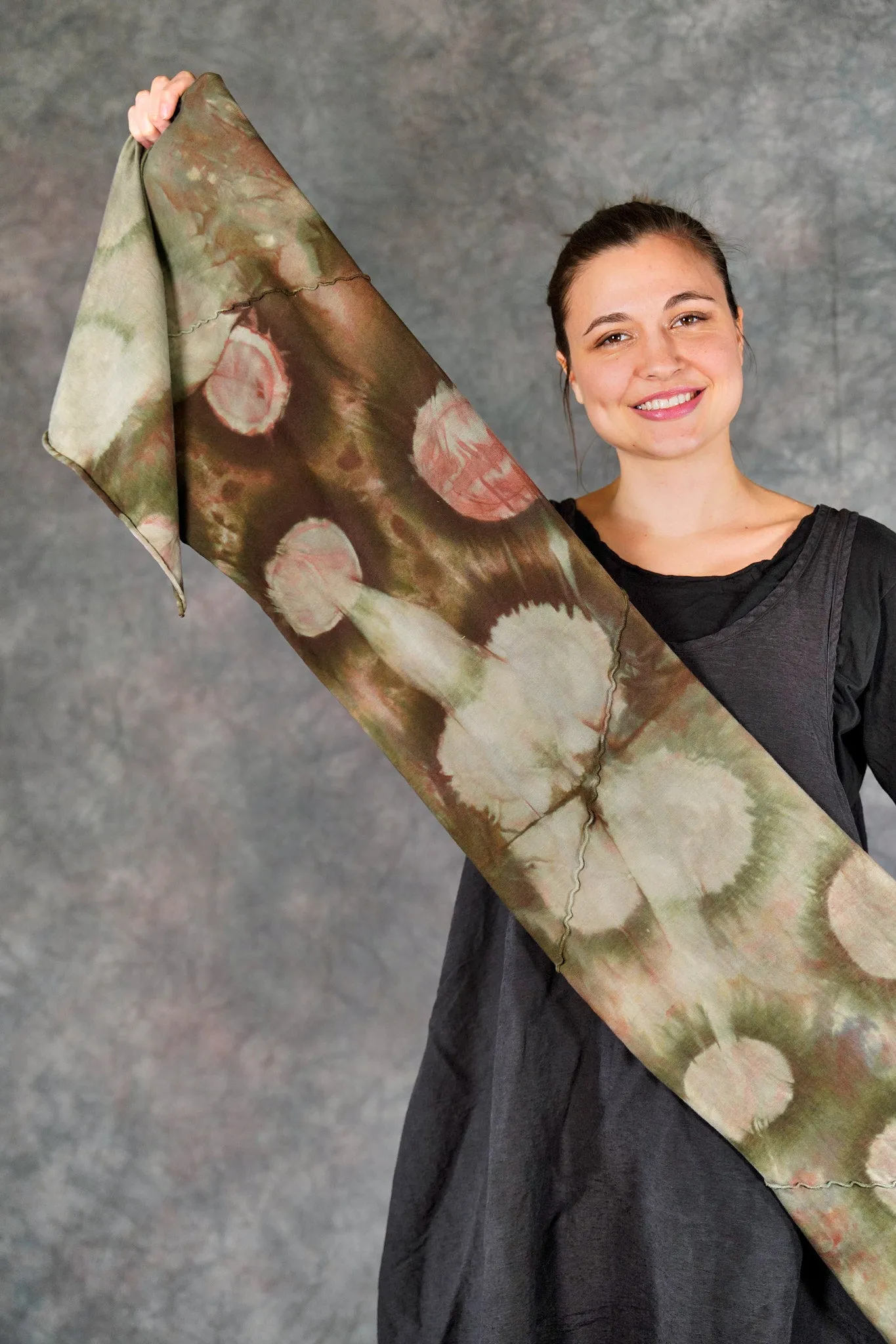 8125 Hand Dyed Scarf Galaxy-U