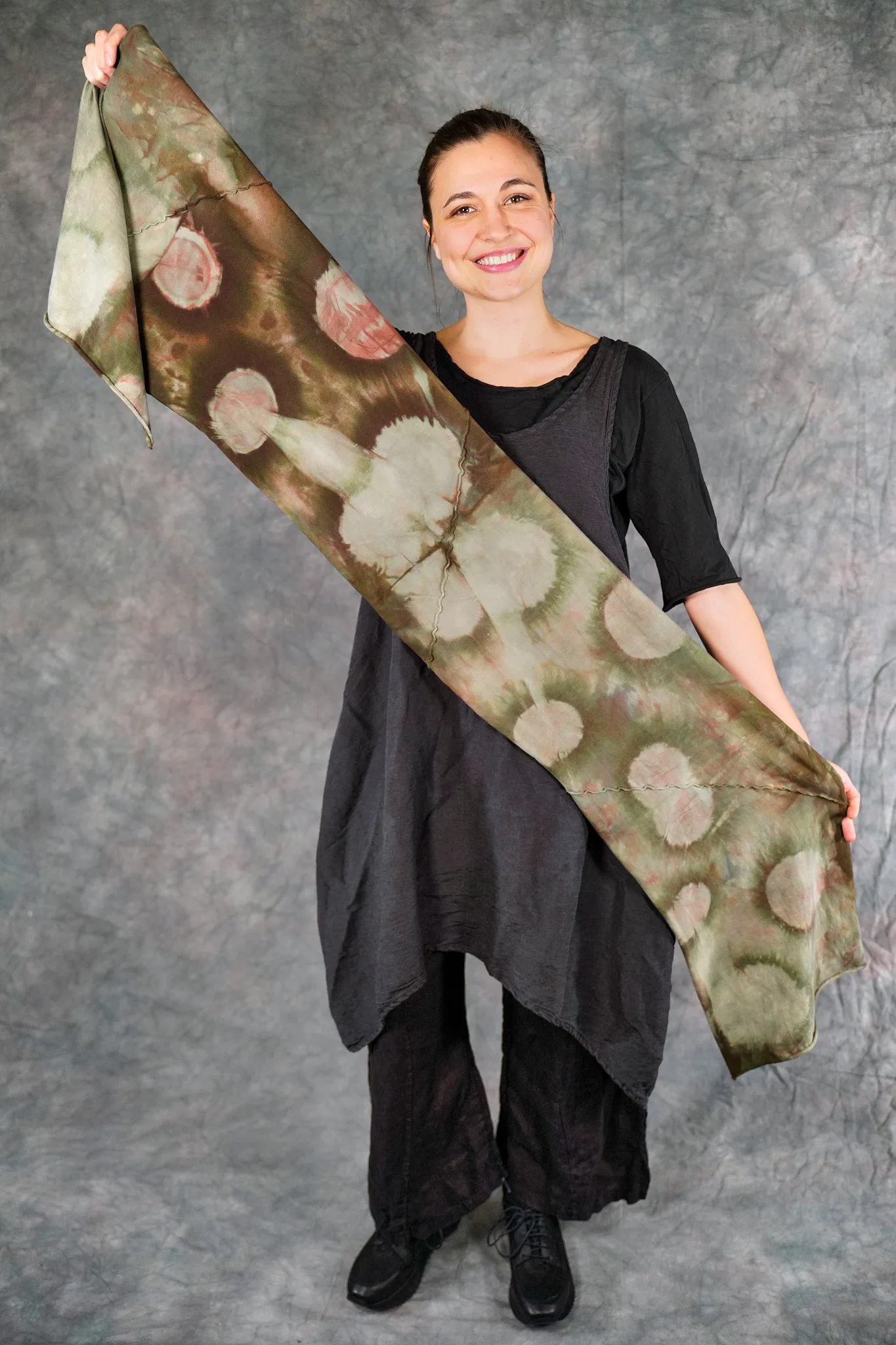 8125 Hand Dyed Scarf Galaxy-U
