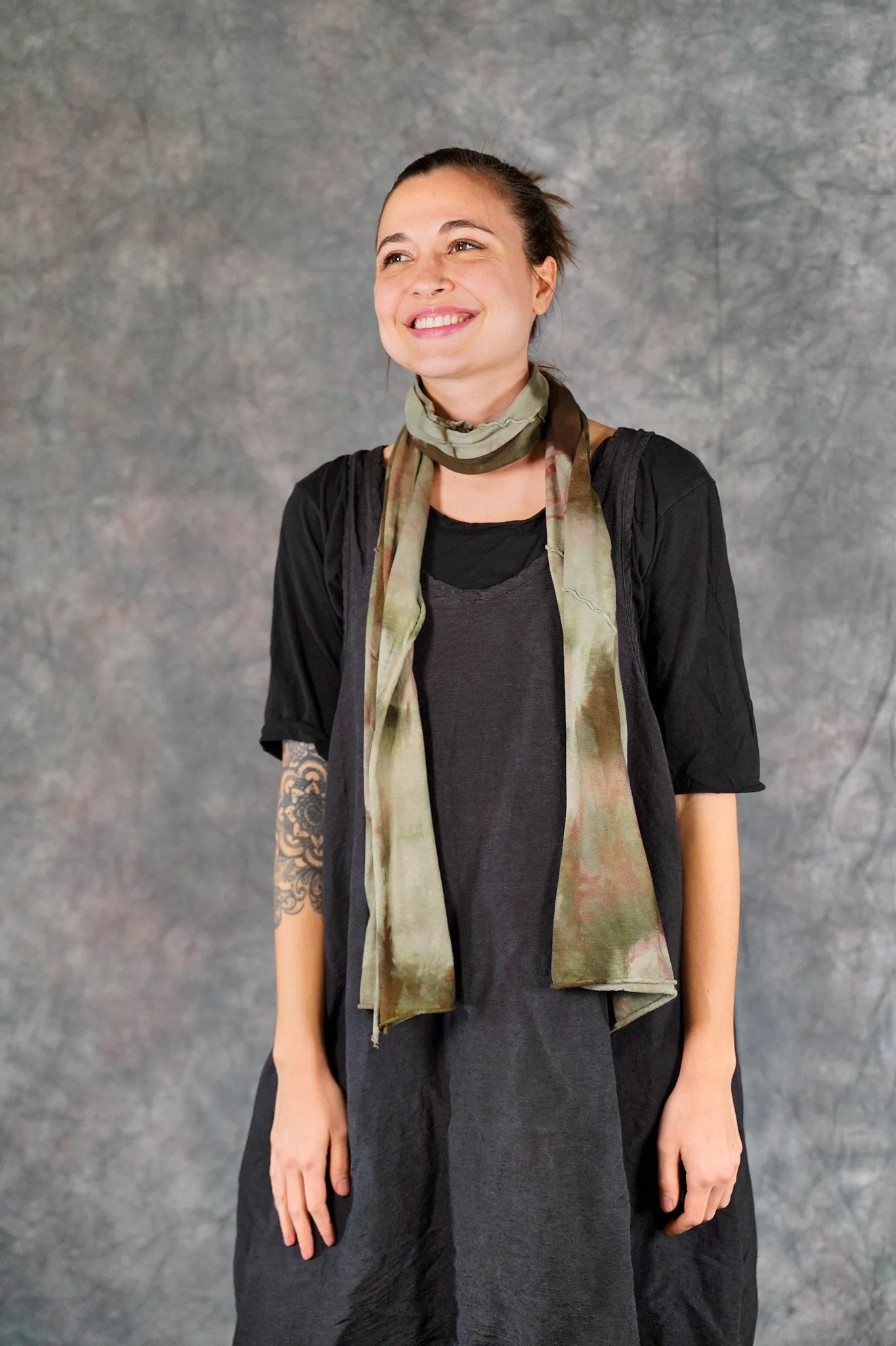 8125 Hand Dyed Scarf Galaxy-U