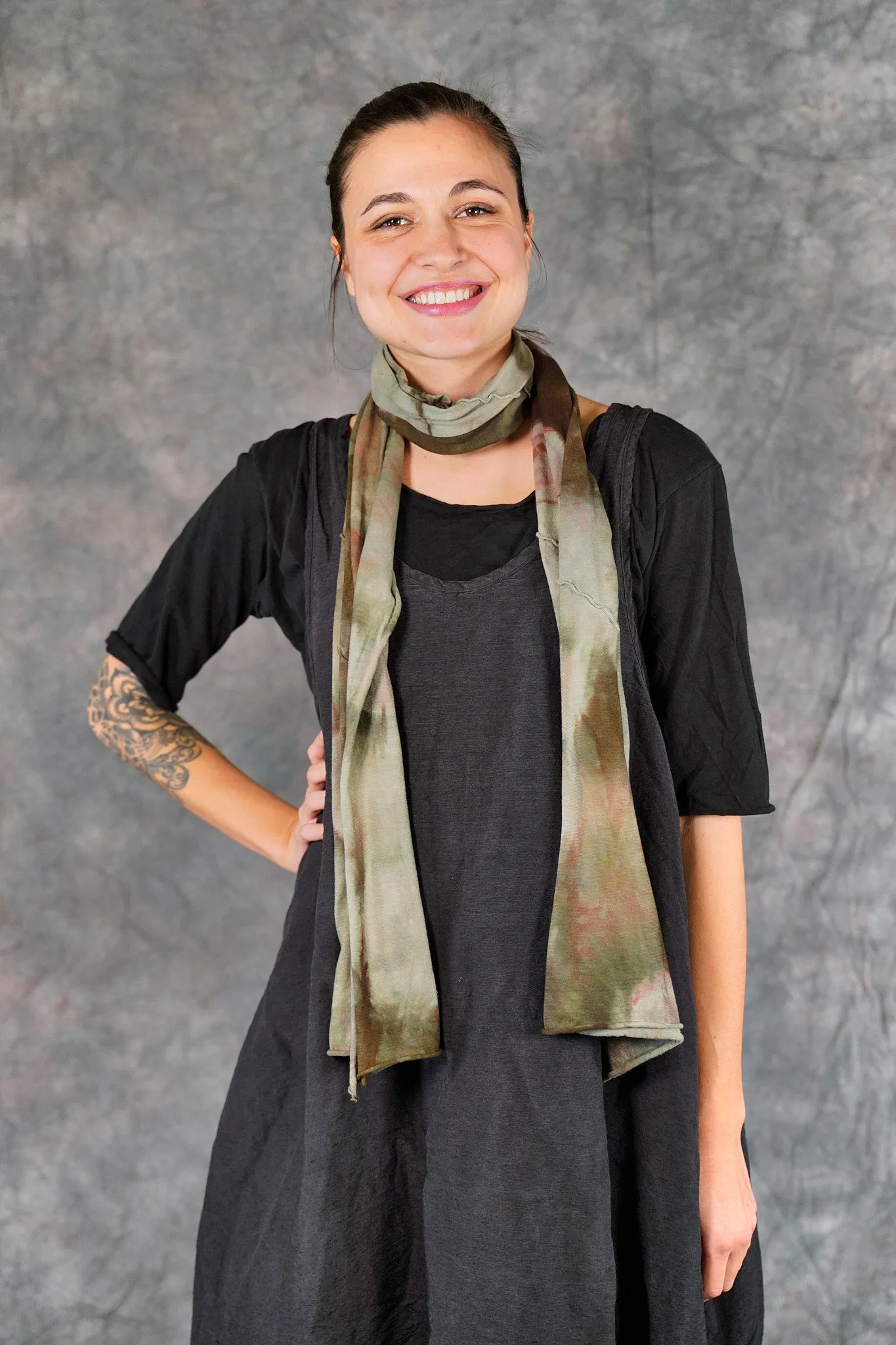 8125 Hand Dyed Scarf Galaxy-U
