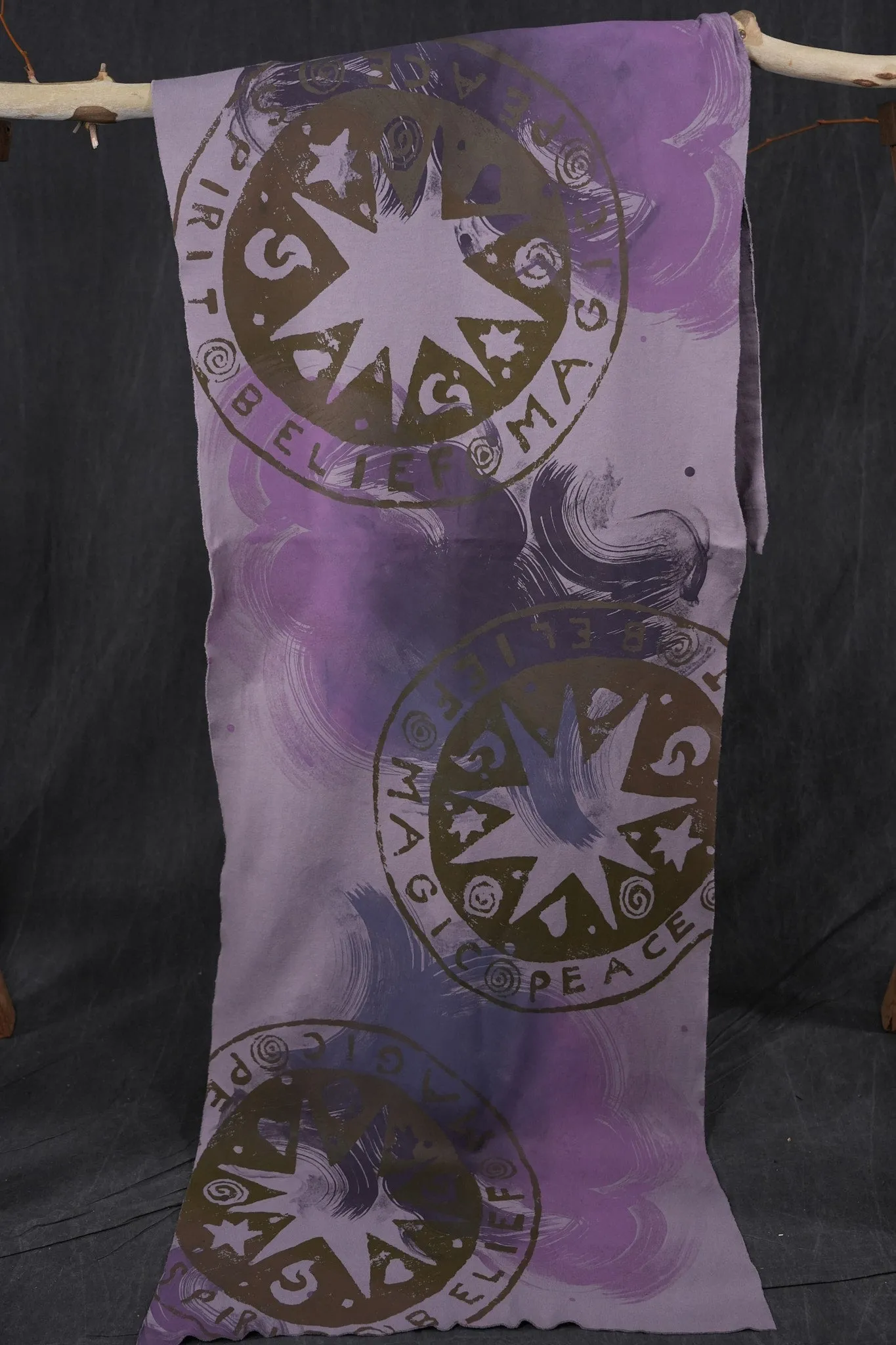 8165 Cotton Interlock Scarf Aurore-P