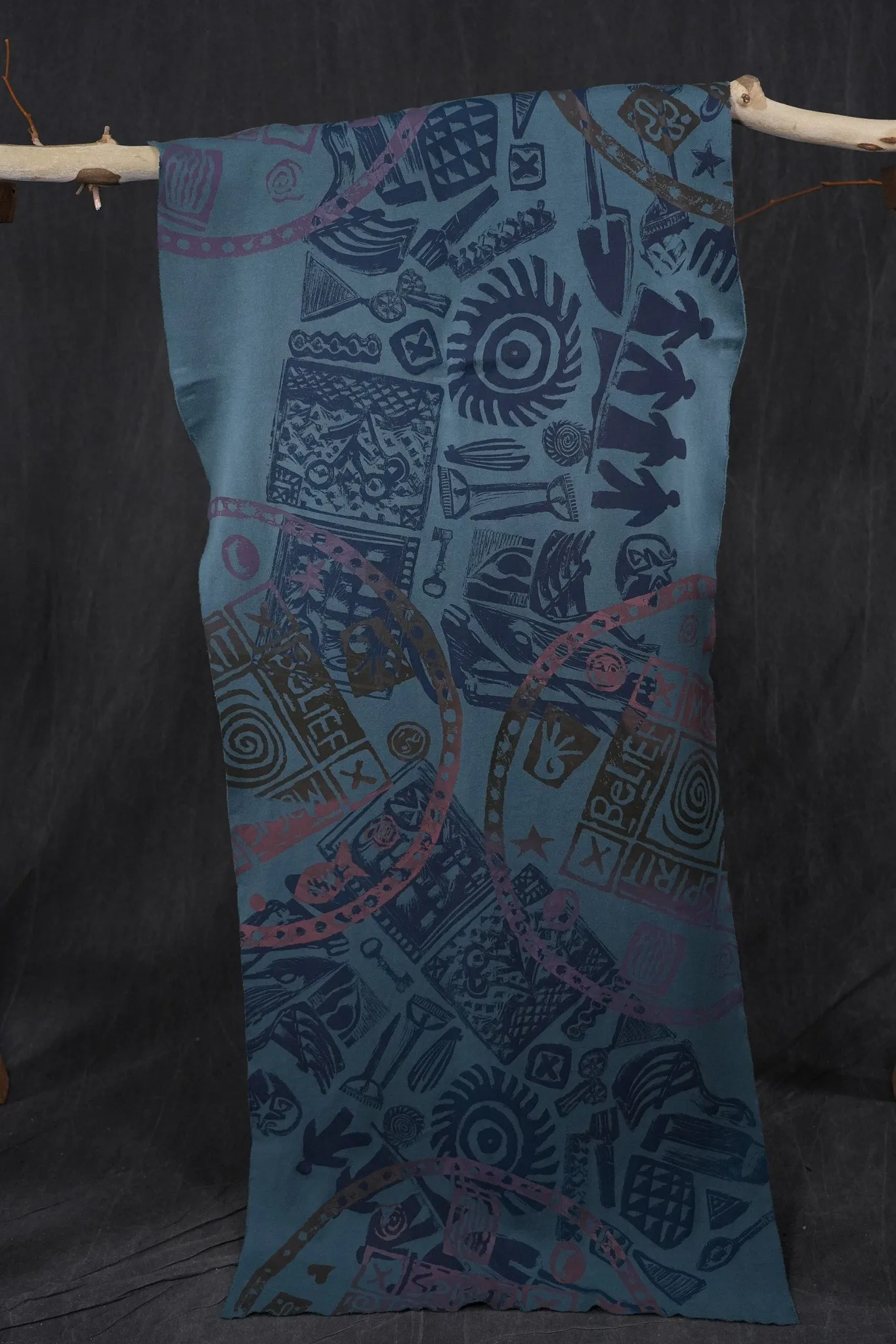 8165 Cotton Interlock Scarf Hypnea-P