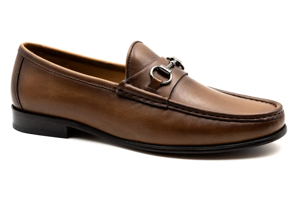 Addison Horse Bit Loafers in Italian Calf Leather