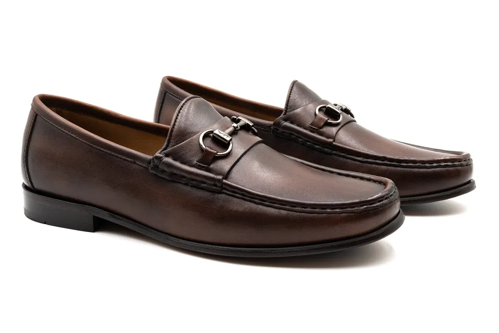 Addison Horse Bit Loafers in Italian Calf Leather