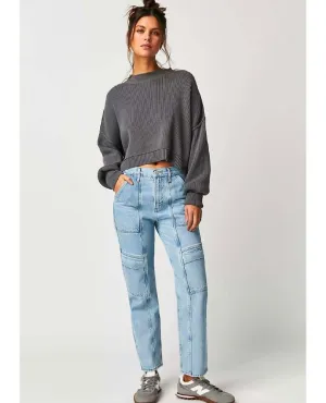 AGOLDE Cooper Cargo Jeans Light Blue