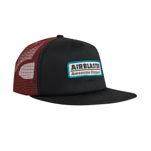 Airblaster Gas Station Trucker Hat - Black Eggplant