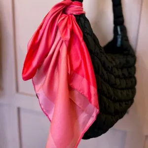 Allison Two Tone Silky Bandana / Scarf