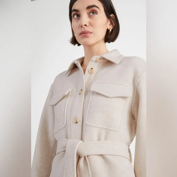 &amp; Other Stories Blush Wool Blend Utility Style Jacket Size S