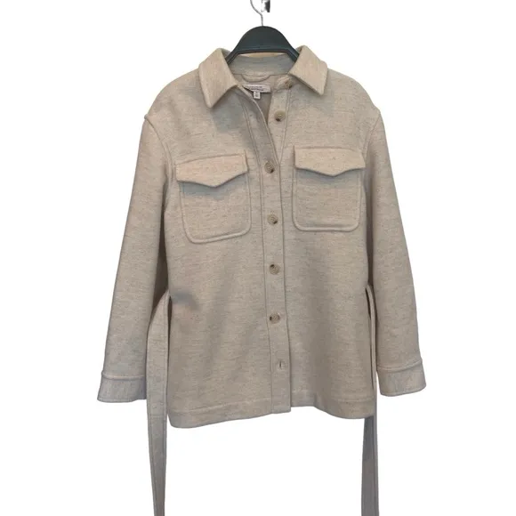 &amp; Other Stories Blush Wool Blend Utility Style Jacket Size S