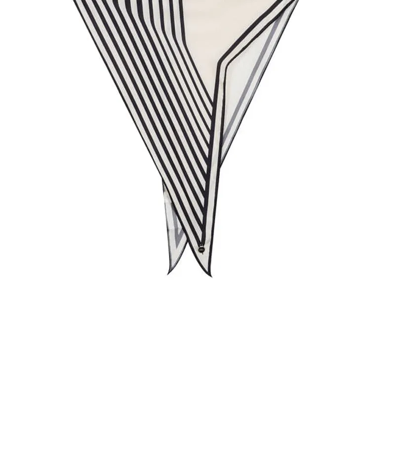 Anell Golf Paris Silk Scarf - Cream