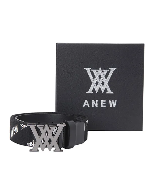 ANEW Golf: Men's Penny Webbing Belt - Black