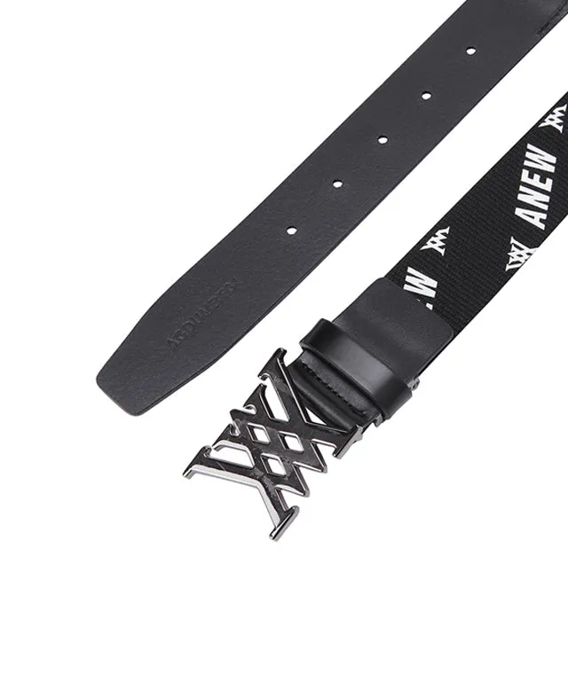 ANEW Golf: Men's Penny Webbing Belt - Black