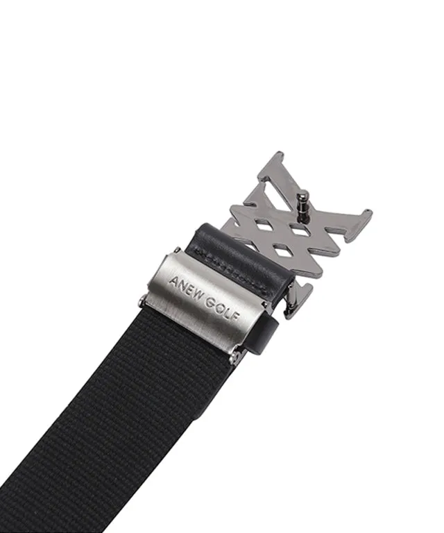 ANEW Golf: Men's Penny Webbing Belt - Black