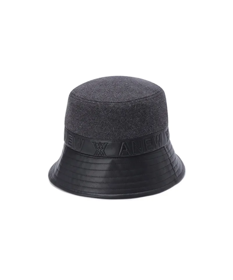 ANEW Golf: Mixed Wool Bucket Hat - Black
