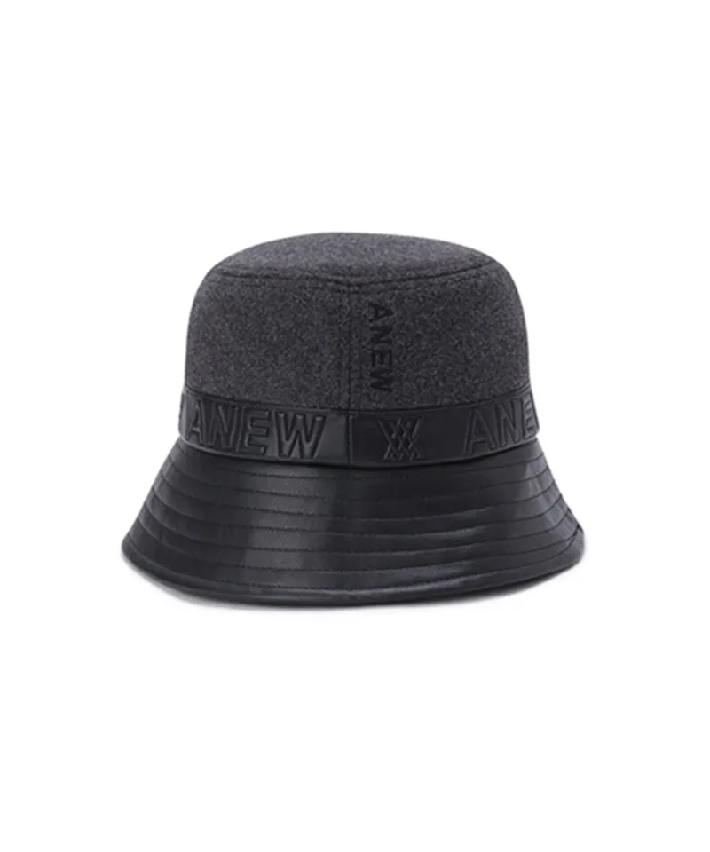 ANEW Golf: Mixed Wool Bucket Hat - Black