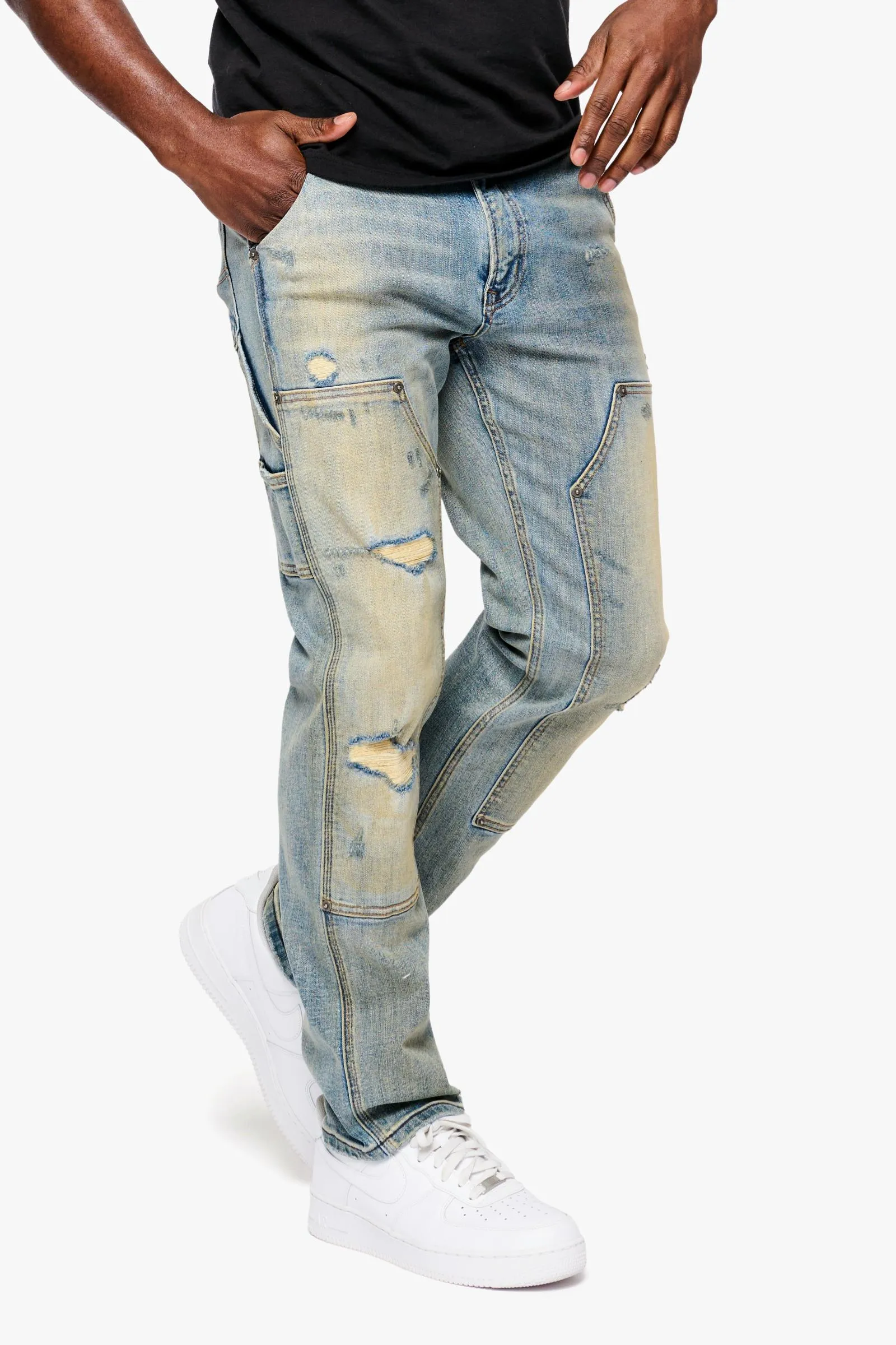 ANOM SLIM FIT "TRAILBLAZER" VINTAGE BLUE