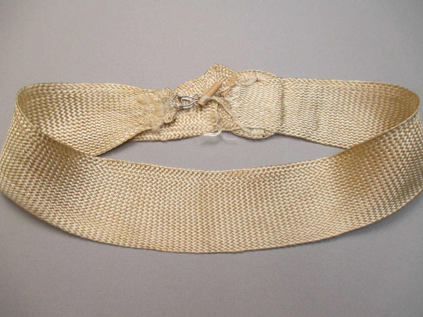 Antique Edwardian Silk Twill Ladies belt
