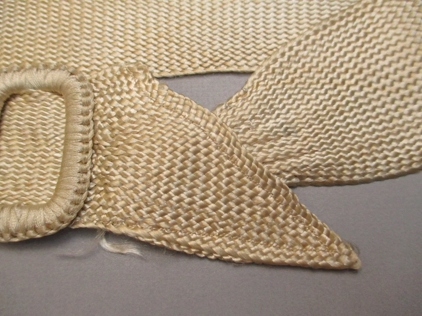 Antique Edwardian Silk Twill Ladies belt
