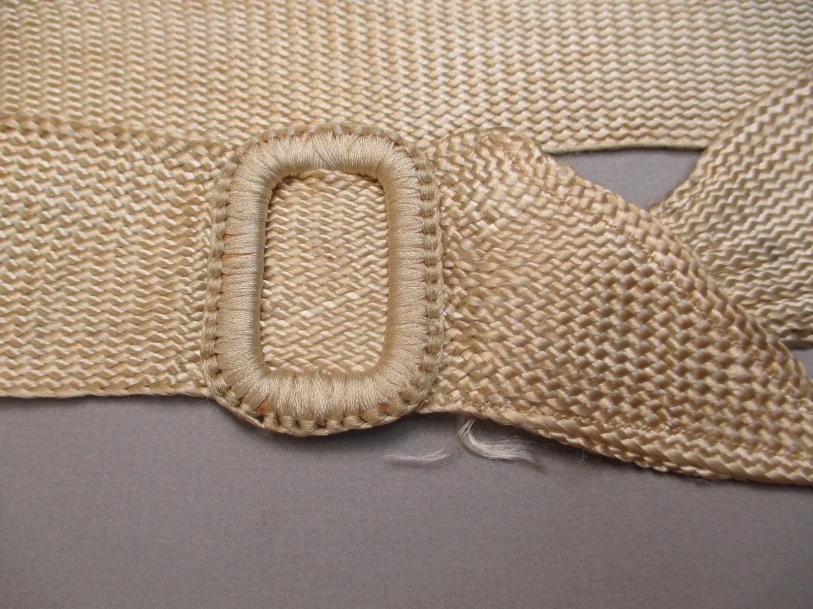 Antique Edwardian Silk Twill Ladies belt