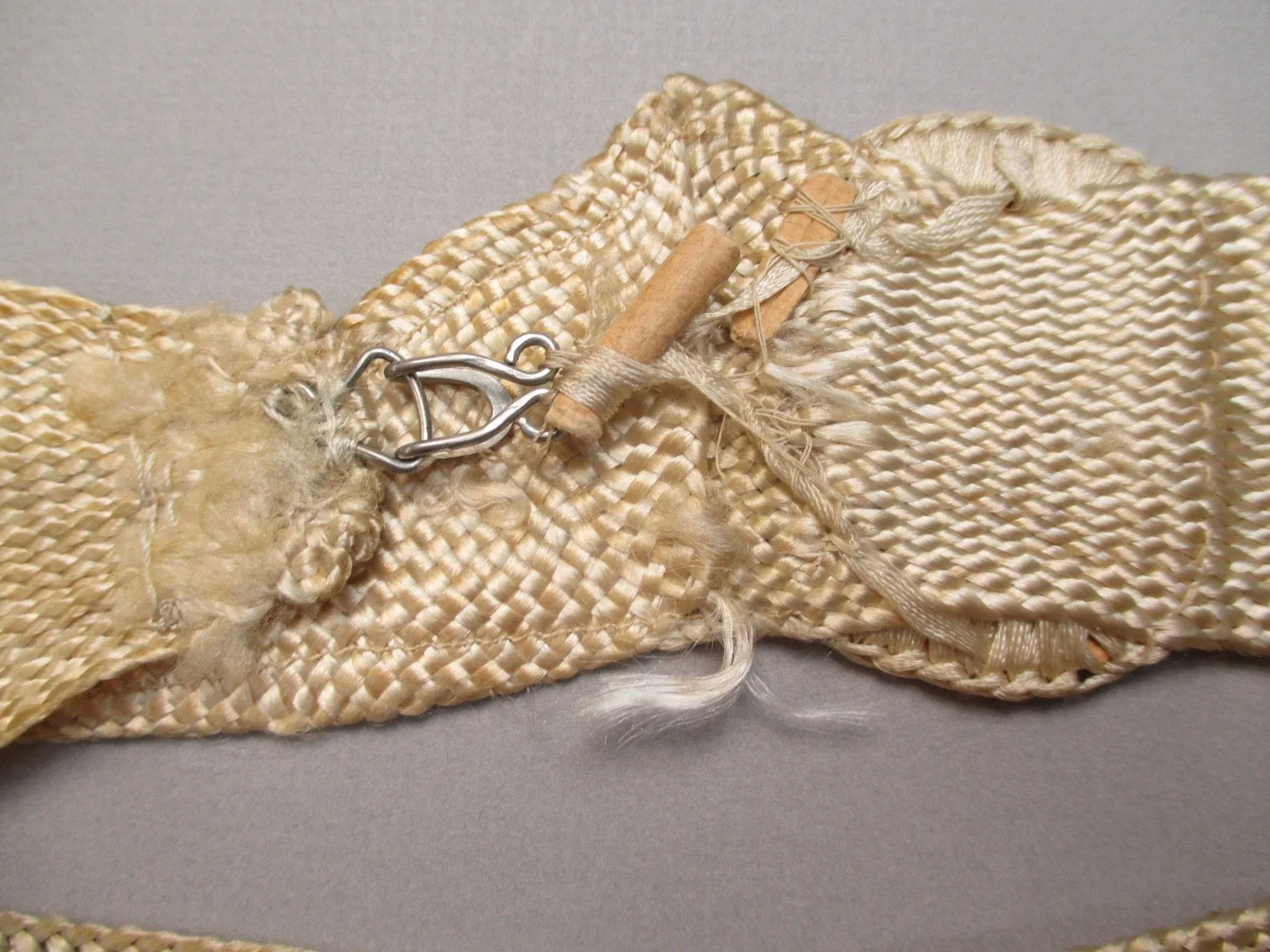 Antique Edwardian Silk Twill Ladies belt