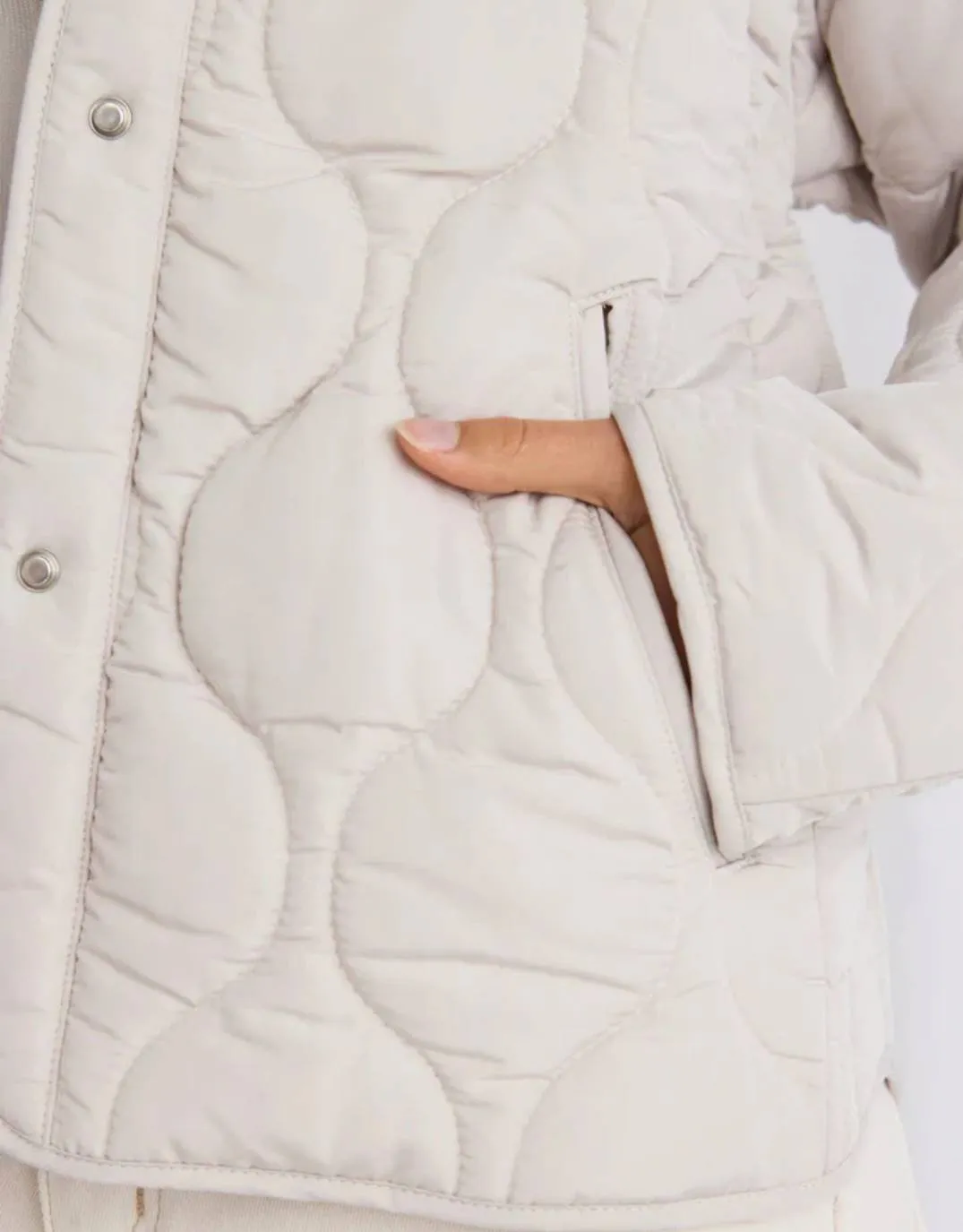 Apex Puffer Jacket - Putty