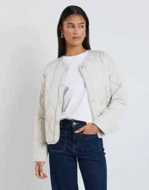 Apex Puffer Jacket - Putty