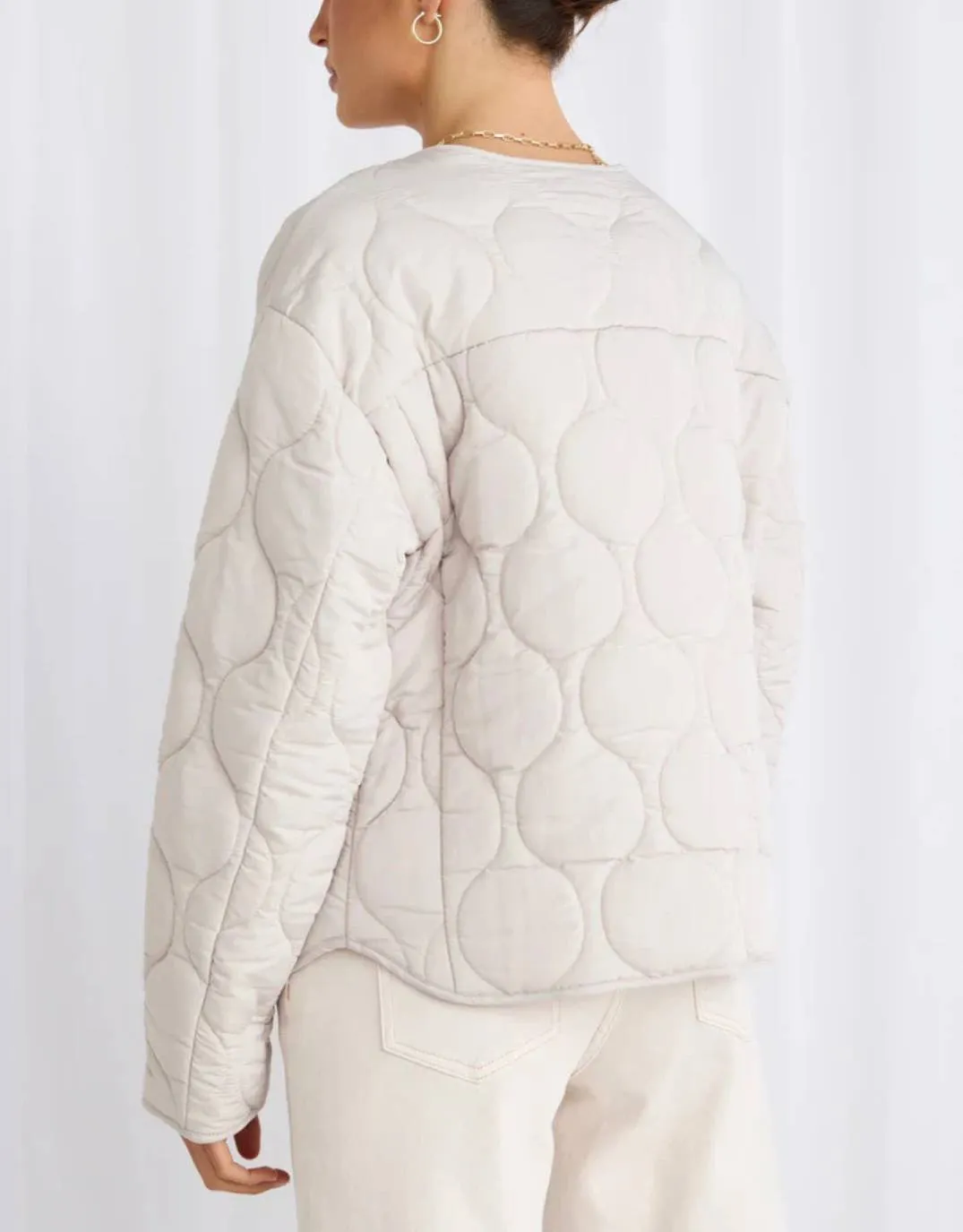 Apex Puffer Jacket - Putty