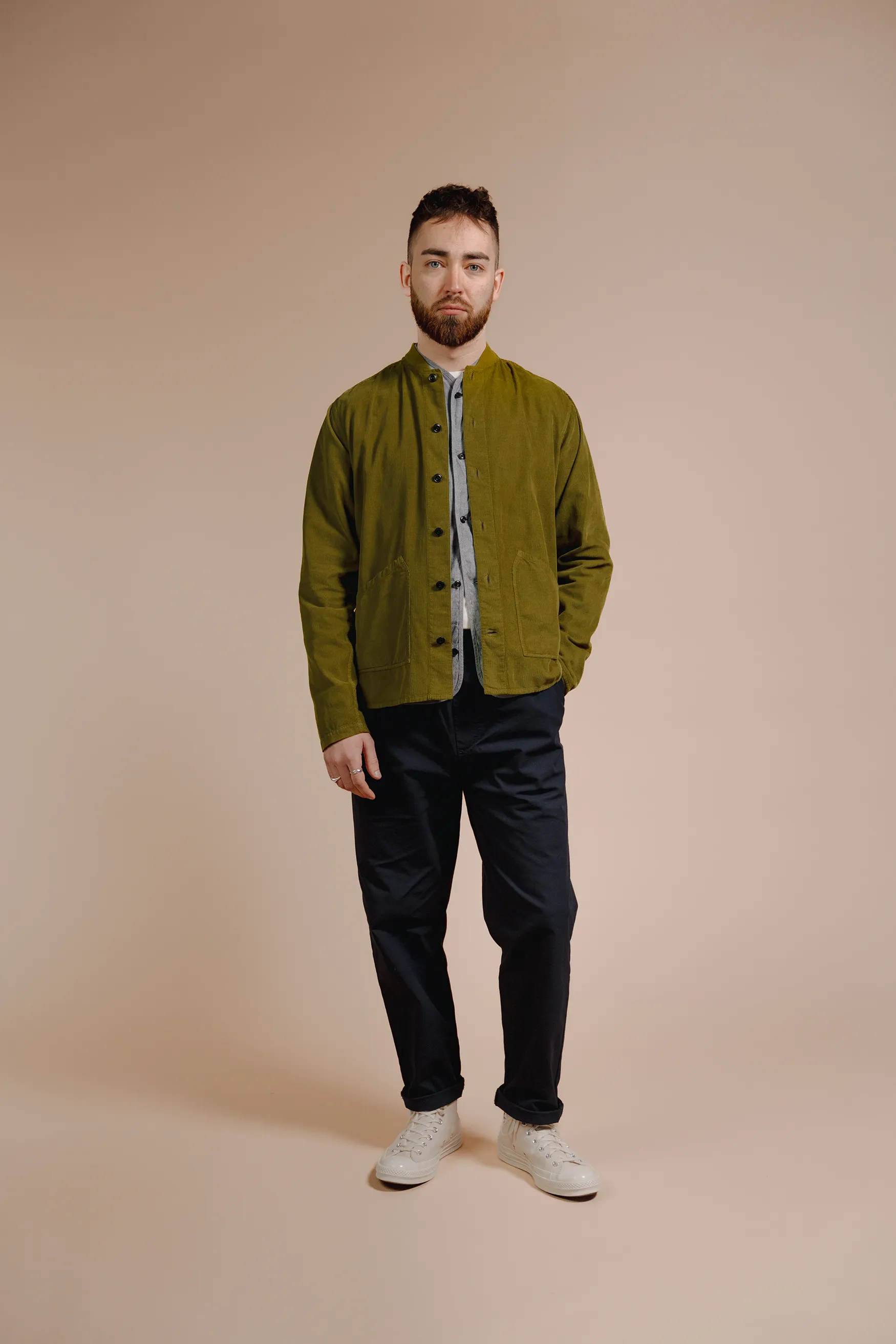Archive Cord Baseball Overshirt