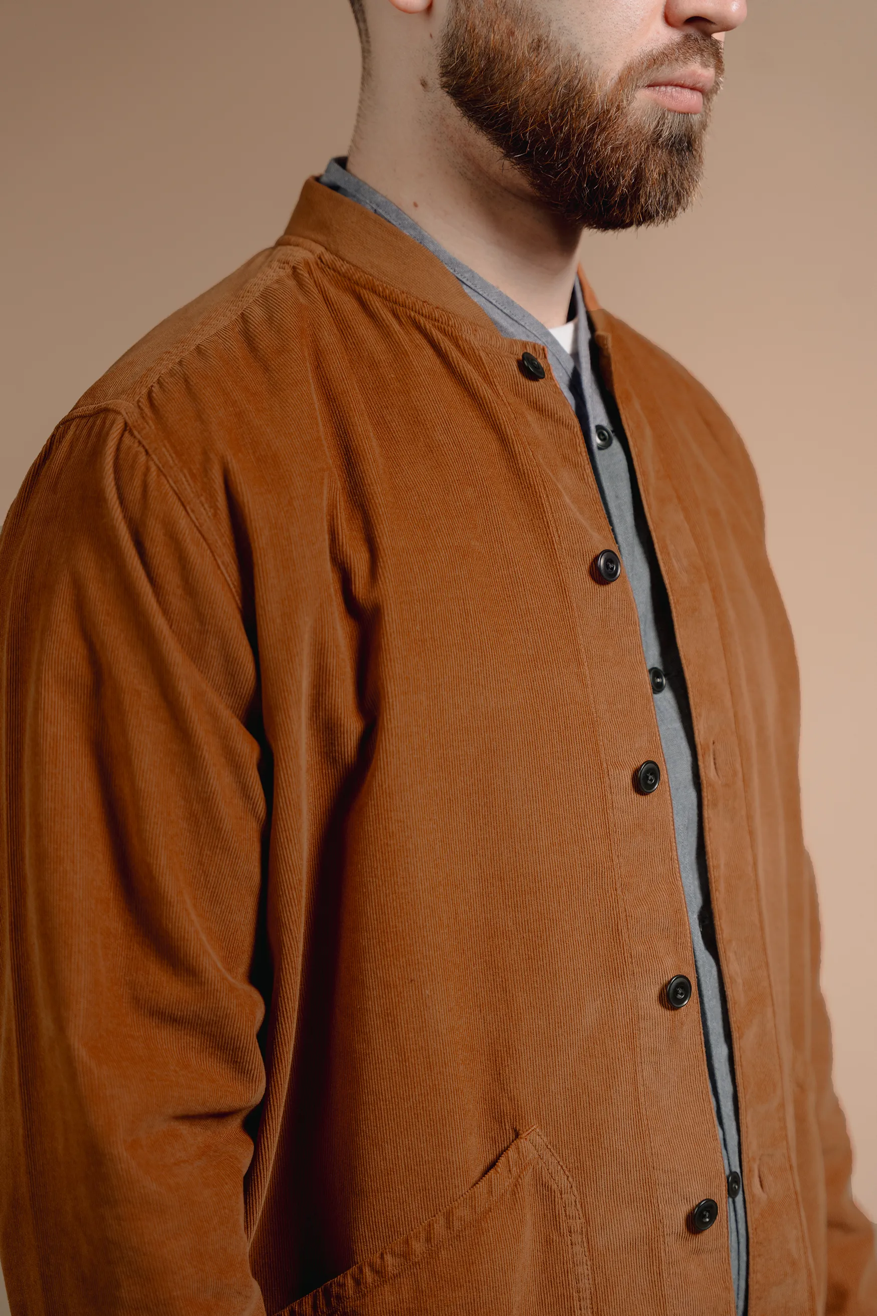 Archive Cord Baseball Overshirt