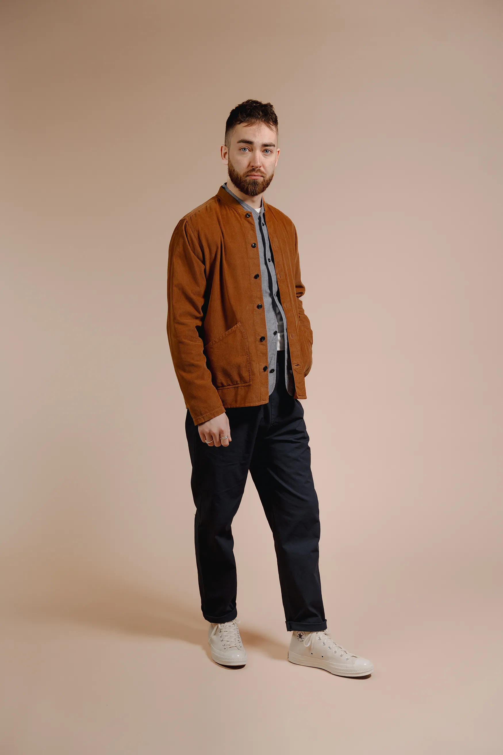 Archive Cord Baseball Overshirt