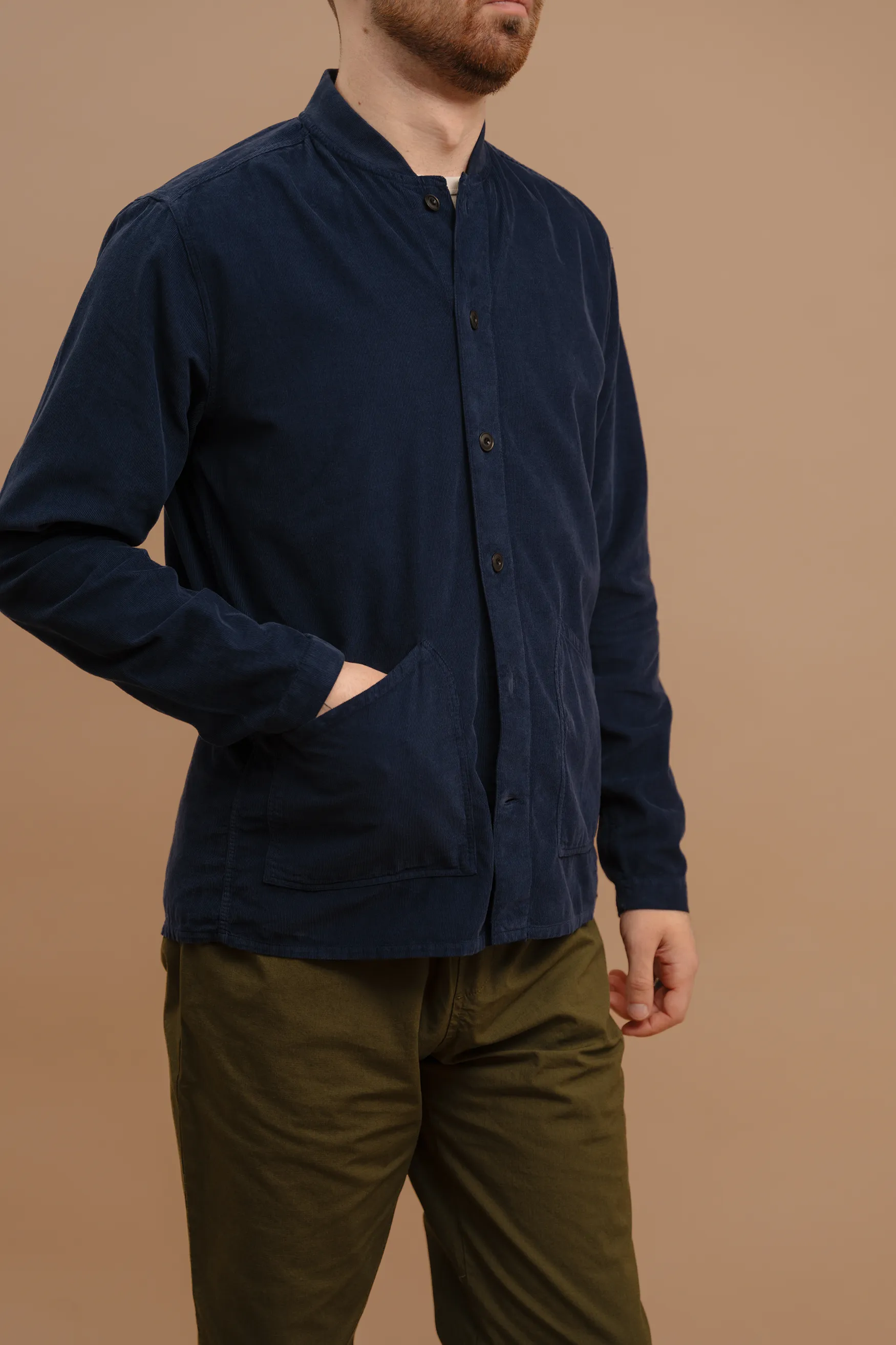 Archive Cord Baseball Overshirt