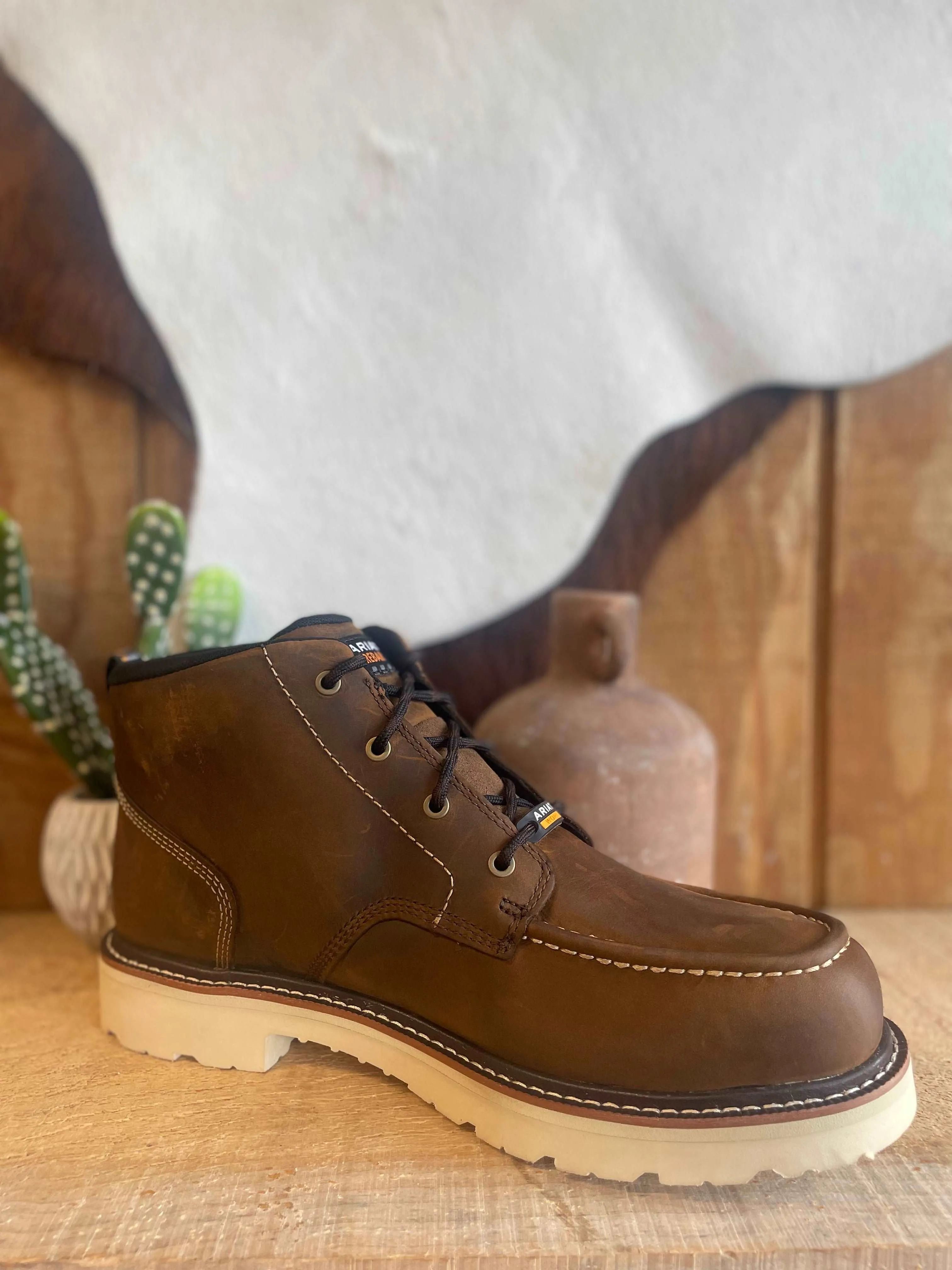 Ariat Men’s Rebar Lift Chukka Waterproof Work Boot