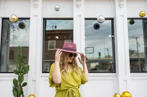 ariel rancher hat in plum
