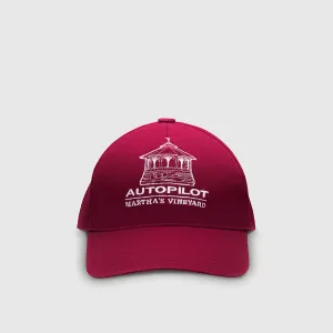 Autopilot MVY Lighhouse Stapback Hat - Maroon