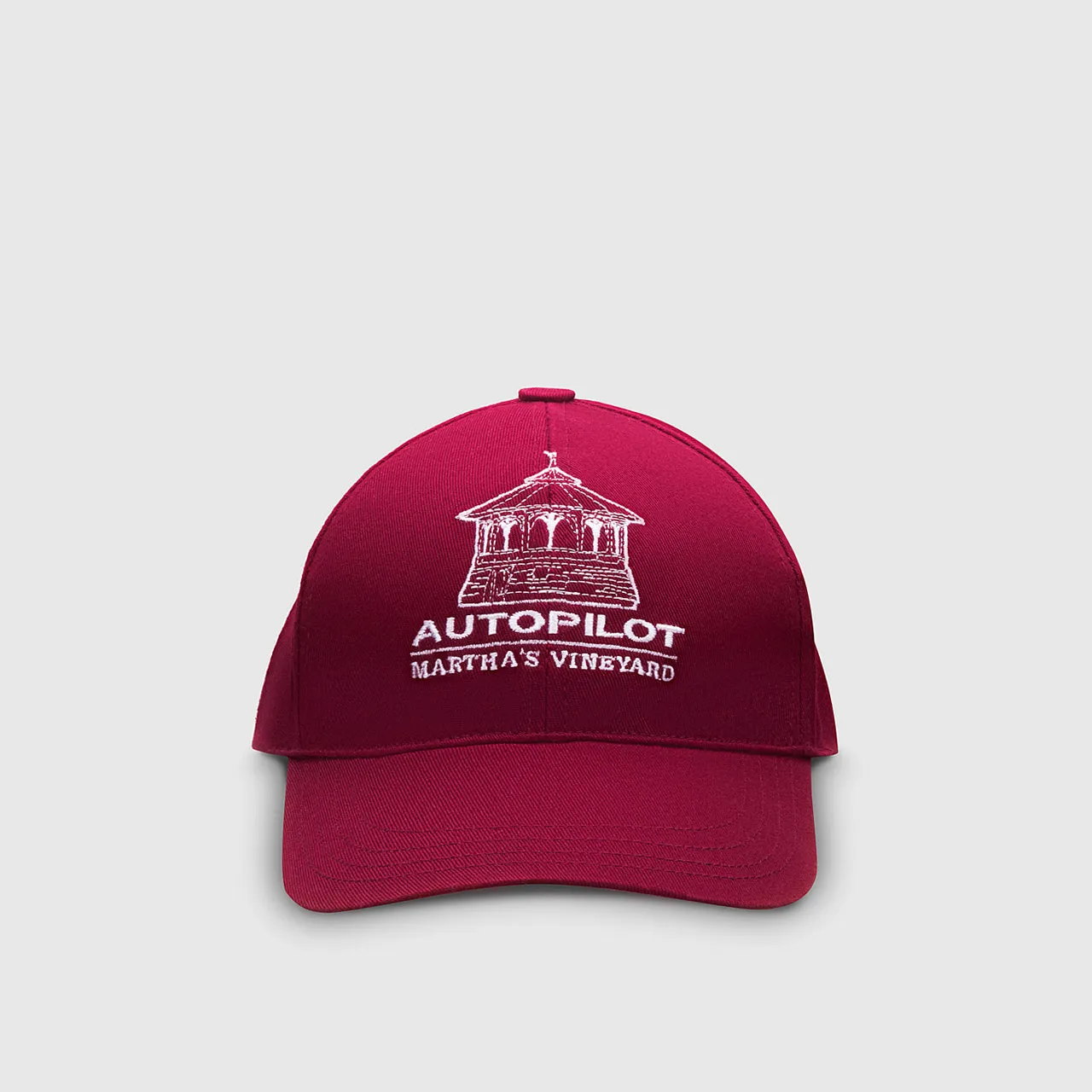 Autopilot MVY Lighhouse Stapback Hat - Maroon