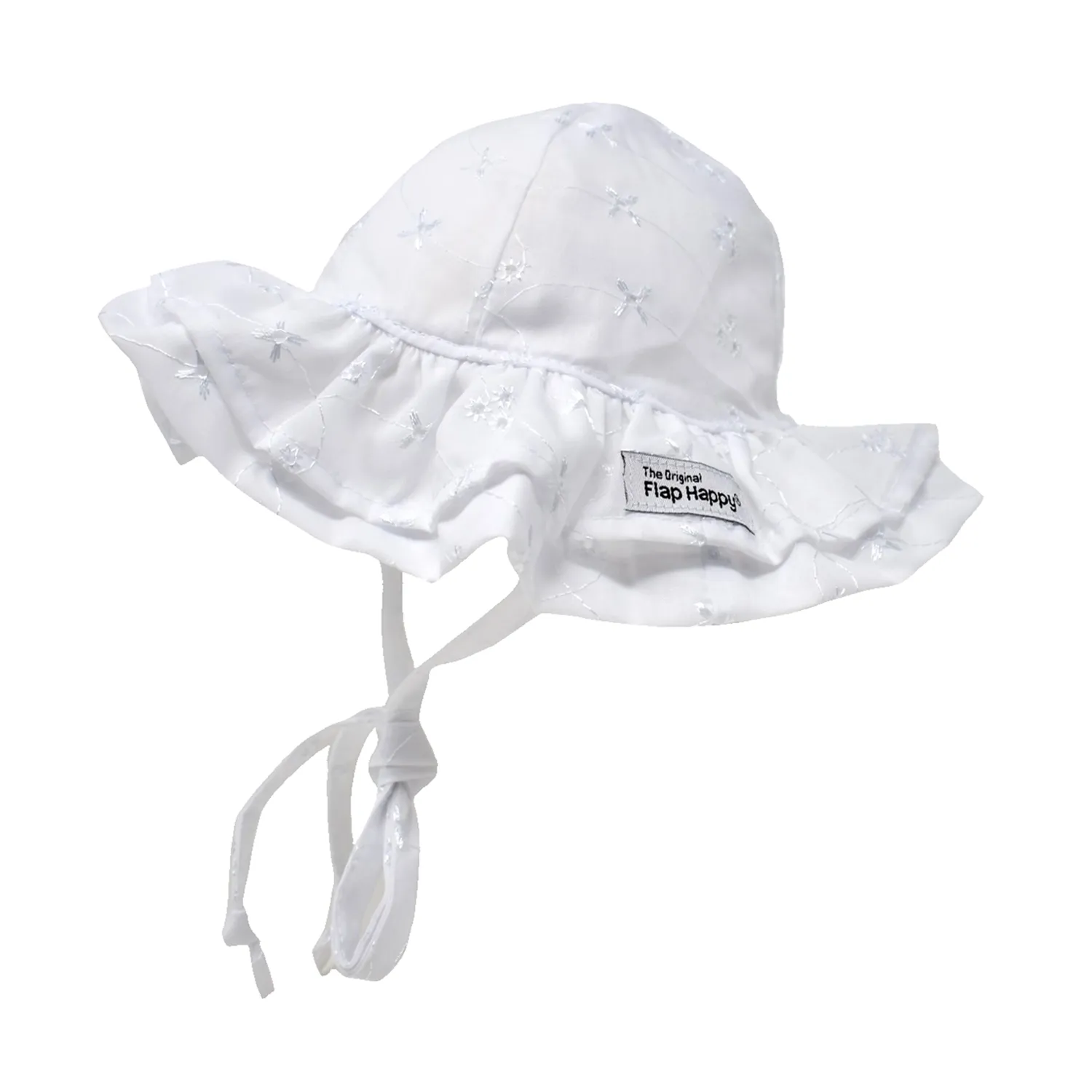 Baby UPF50  Girls and Boys Double Ruffle Sun Hat