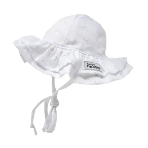 Baby UPF50  Girls and Boys Double Ruffle Sun Hat