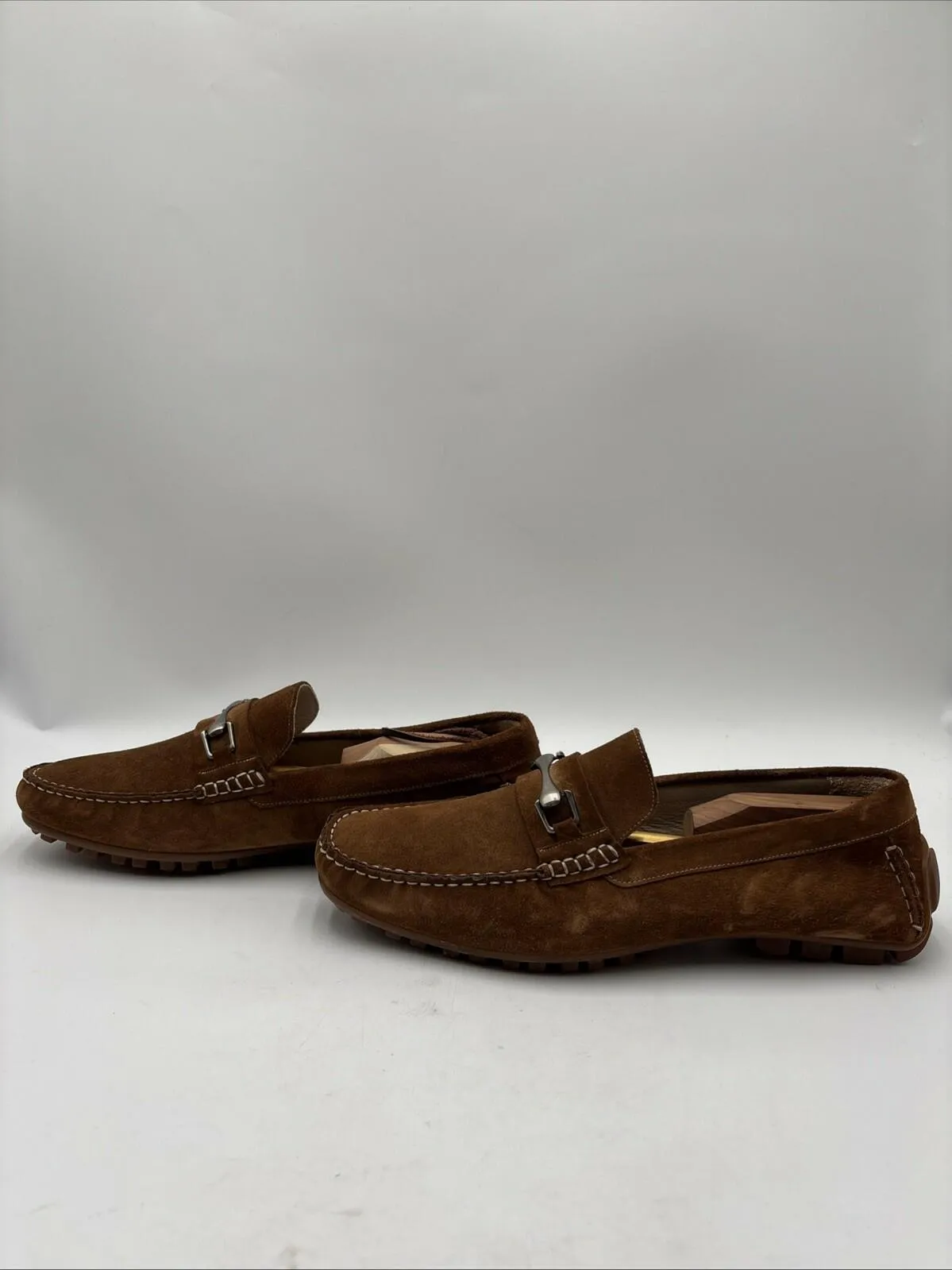 Bacco Bucci Men’s Loafers Suede Brown Size 12M - Very Good