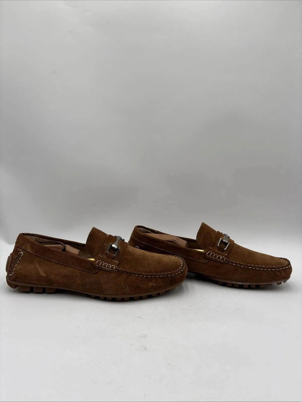Bacco Bucci Men’s Loafers Suede Brown Size 12M - Very Good